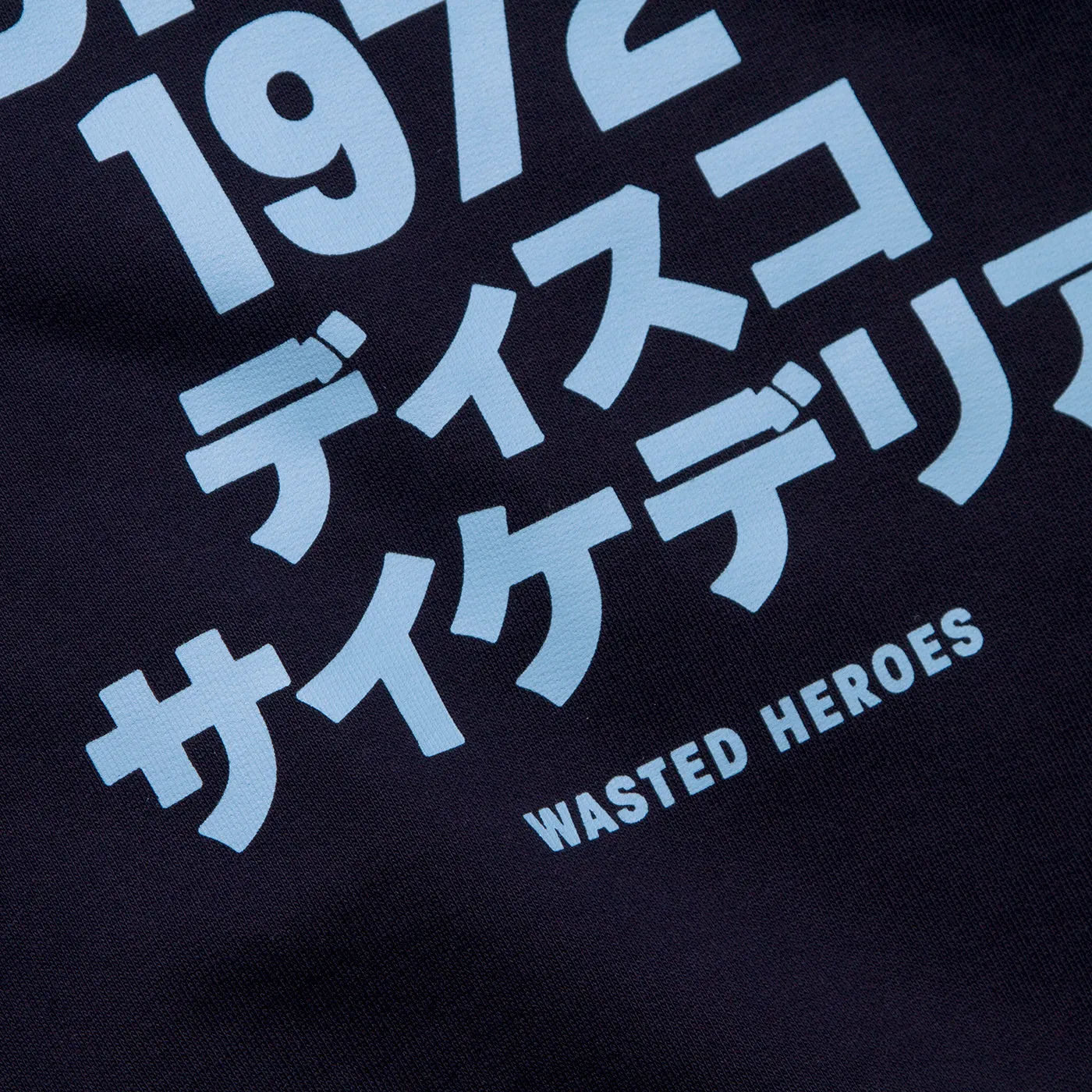 Chill Apparel 1972 Psychedelic Disco Back Print - Sweatshirt - Navy