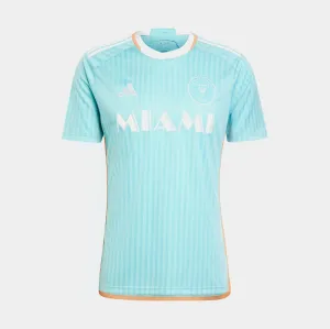 Lightweight Knit Contoured Side Panels 2024 Inter Miami CF 2024 Mens Jersey (Mint/Orange)