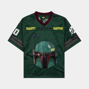 Sublimation Print Ready Shoe Palace Star Wars? BOBA FETT? Mens Jersey (Green/Beige)