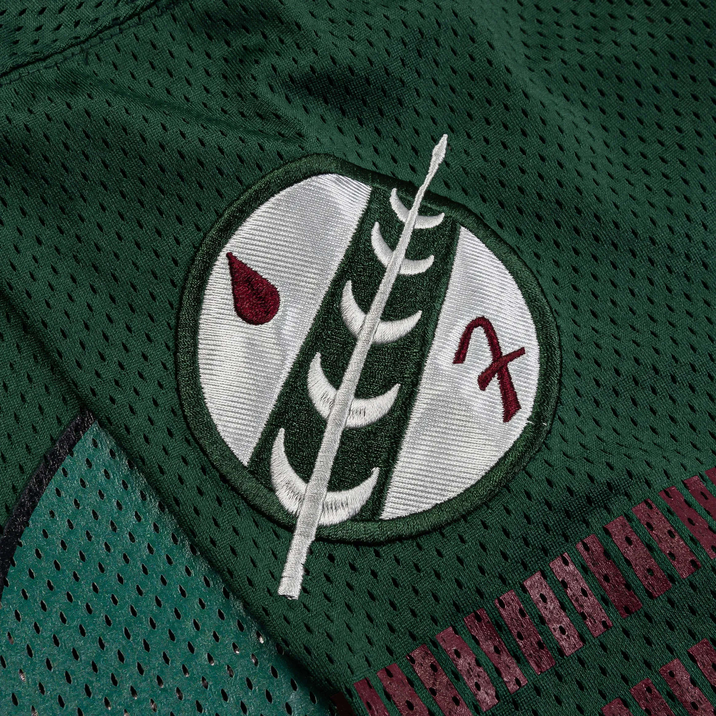 Double Layered Thermal Insulation Simple Aesthetic Shoe Palace Star Wars? BOBA FETT? Mens Jersey (Green/Beige)