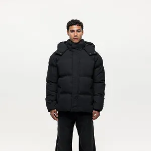WaterRepellentFabric Adapt Black Puffer Coat