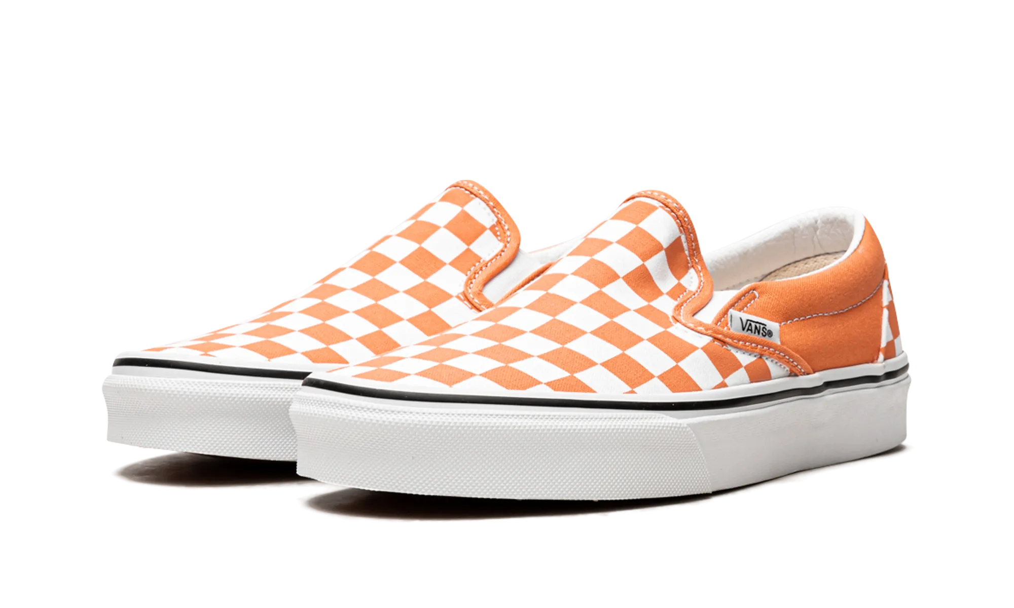 Classic Slip-On Checkerboard "Cadmium Orange" Agile Path Comfort Midsole