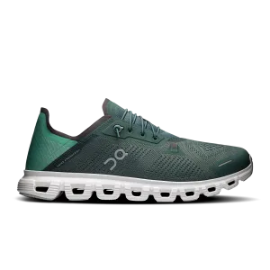 Comfortable Fit Socks On Running Cloud 6 Coast Olive White