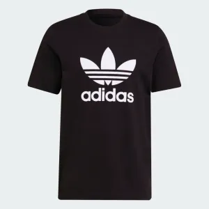 adidas Adicolor Classics Trefoil Tee | Black | Men's Travel Friendly Sports Apparel
