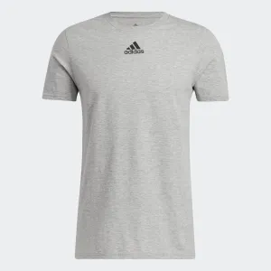 adidas AMPLIFIER T-Shirt | Medium Grey Heather | Men's Sleek Look