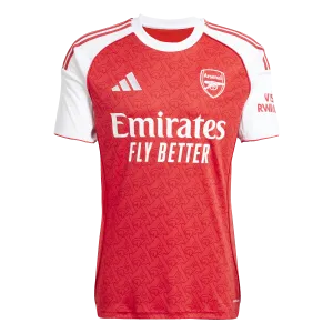adidas Arsenal  25/26 Home Soccer Jersey | Red-White | Men's Multi Directional Breathability Soft Layers