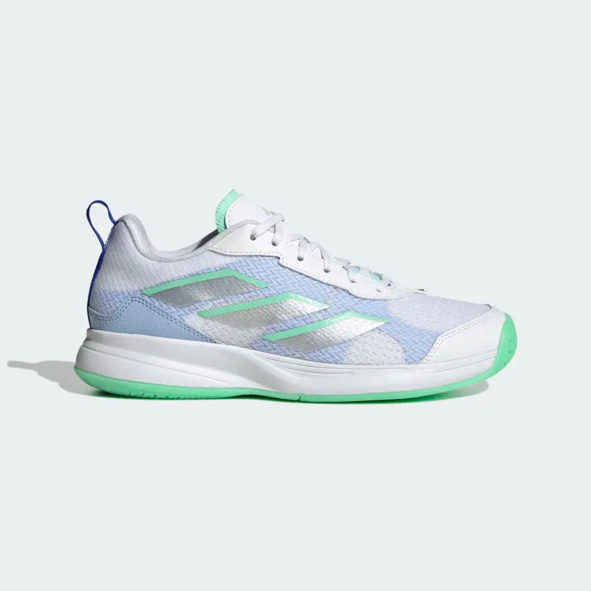 adidas Avaflash Low Tennis Shoes | White/Blue | Women's City Edge
