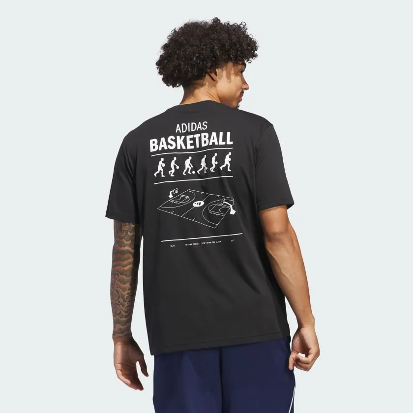 ADIDAS Basketball Tee Slim Fit Design