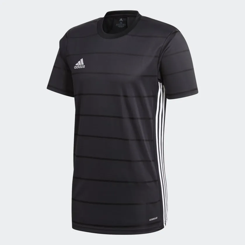 adidas CAMPEON 21 Soccer Jersey | Black | Men's Strong Fabric