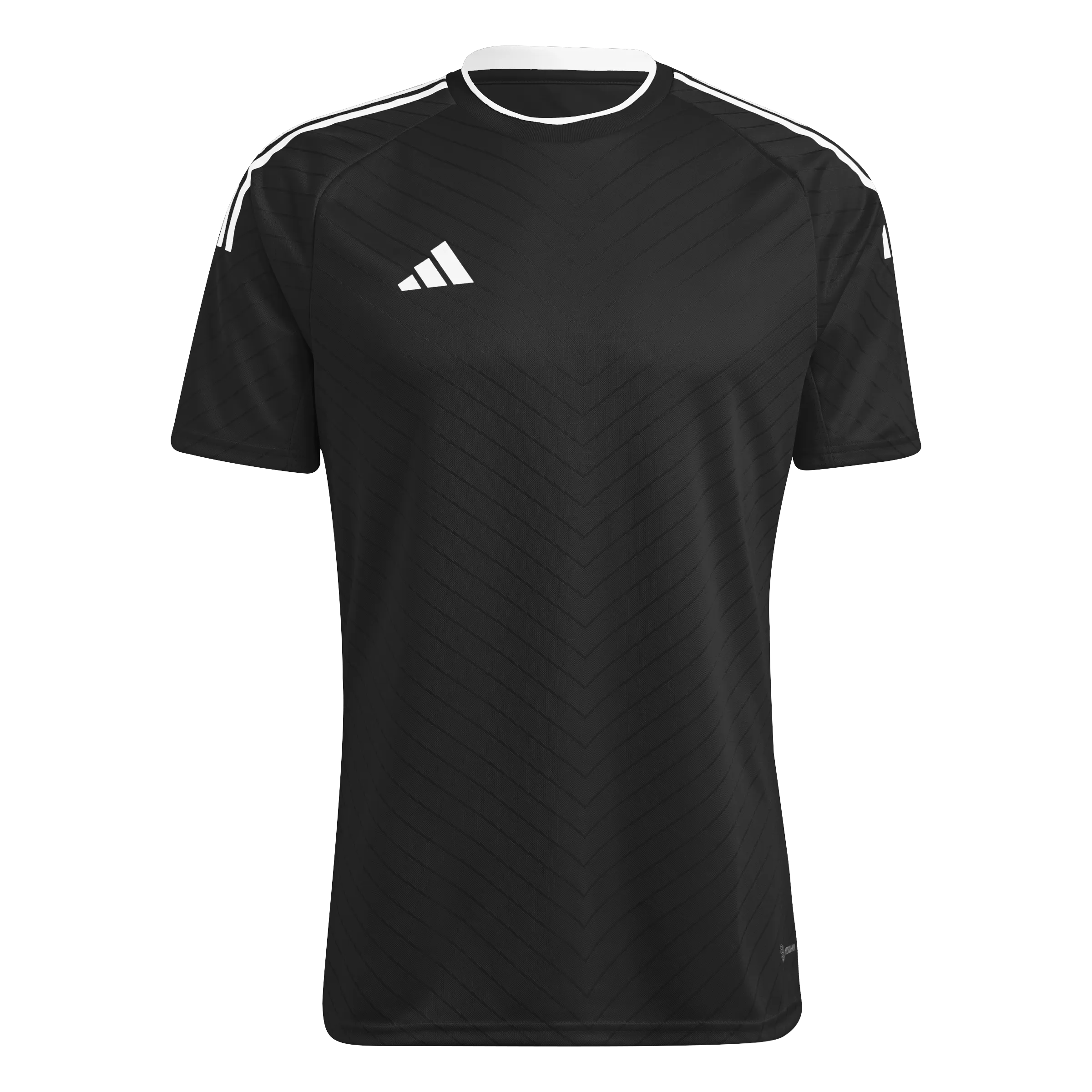 Eco Friendly Dye adidas CAMPEON 23 Soccer Jersey | Black-White | Men's
