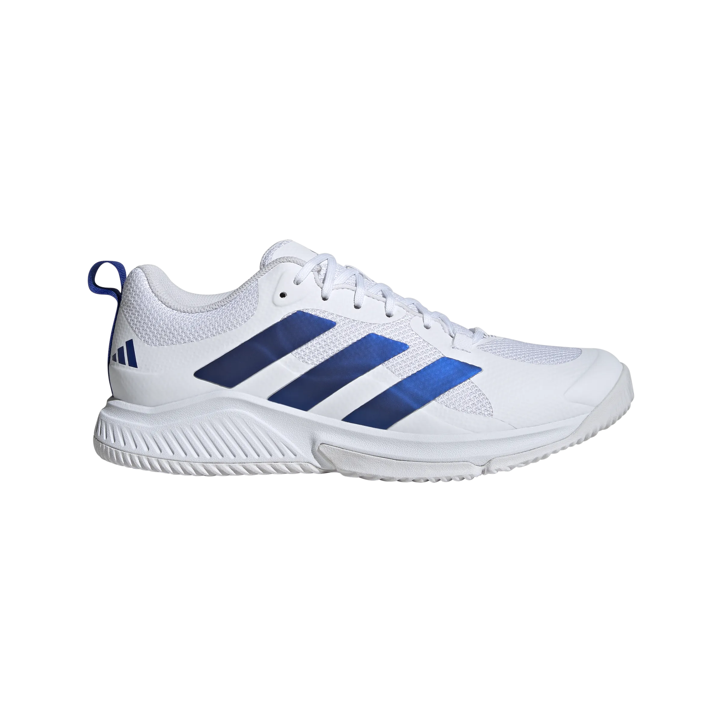 adidas COURT TEAM 2.0 Tennis Shoes | FTWR White-Team Royal Blue | Men's Busy Path Sturdy Build