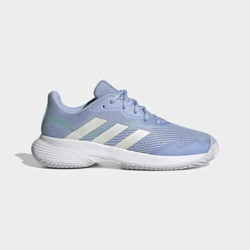 Earth Base adidas CourtJam Control Tennis Shoes | Blue Dawn | Women's