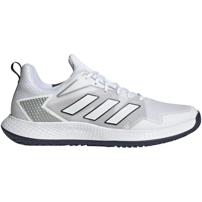 Durable Material adidas Defiant Speed Mens Tennis Shoes - White | Men's