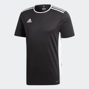 adidas ENTRADA 18 Soccer Jersey | Black | Men's Endurance Gear Performance Apparel