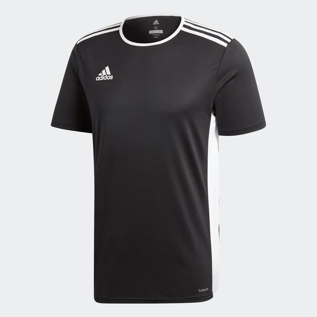 Endurance Wear adidas ENTRADA 18 Soccer Jersey | Black | Men's