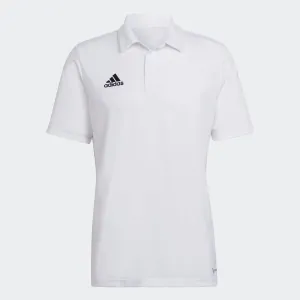 adidas Entrada '22 Polo Shirt | White | Men's Urban Fit LowImpactDye
