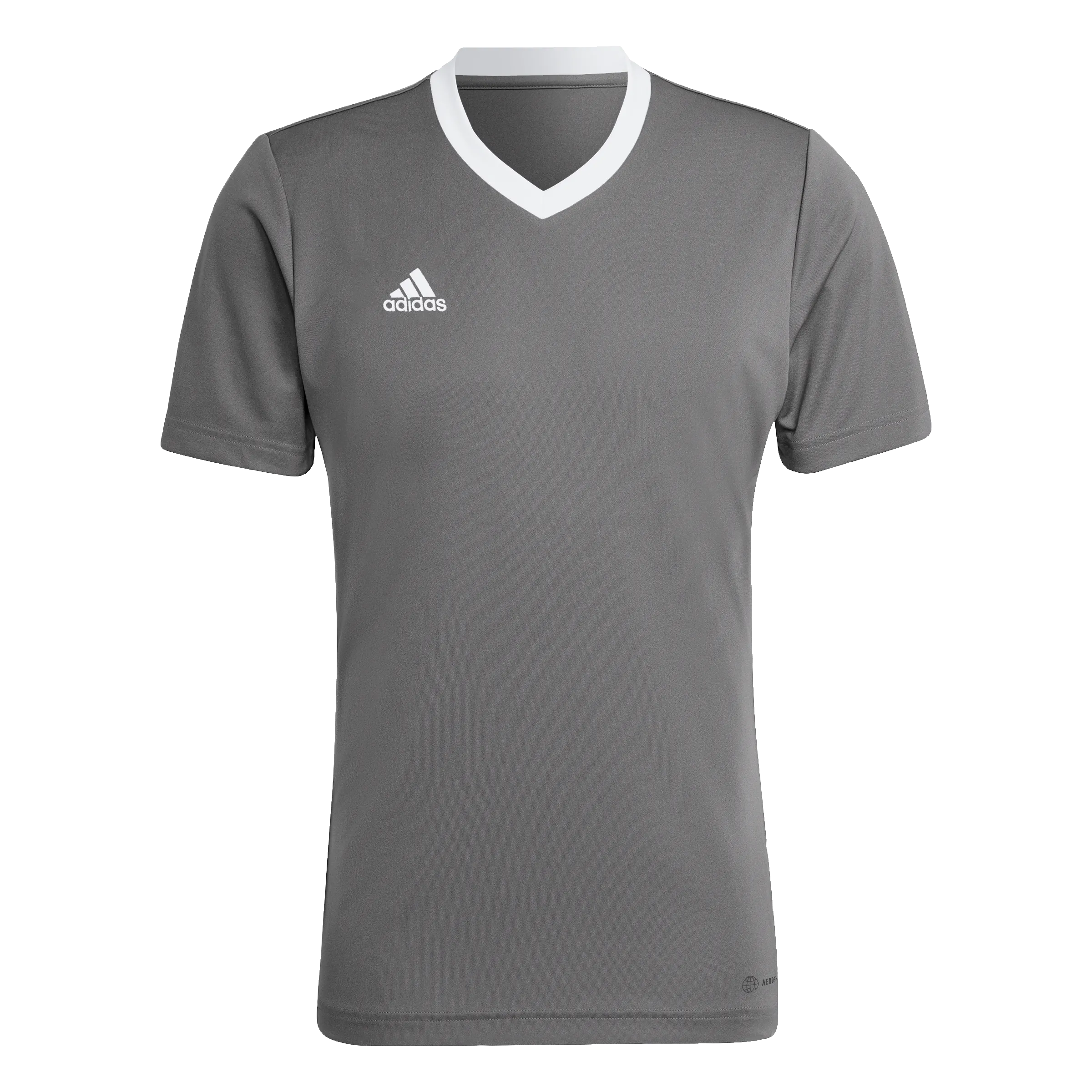 adidas ENTRADA 22 Soccer Jersey | Team Grey Four-White | Men's Anti Odor Treatment dry surface