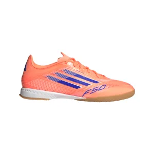 Adidas F50 League Indoor Football Shoes (Beam Orange/Lucid Blue/White) diving - board shoes