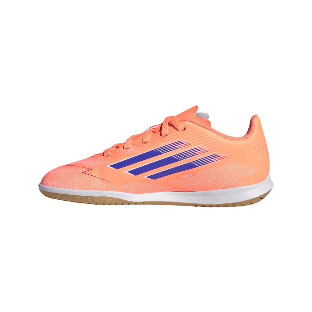 shoe horns Adidas F50 League Jnr Indoor Football Shoes (Beam Orange/Lucid Blue/White)
