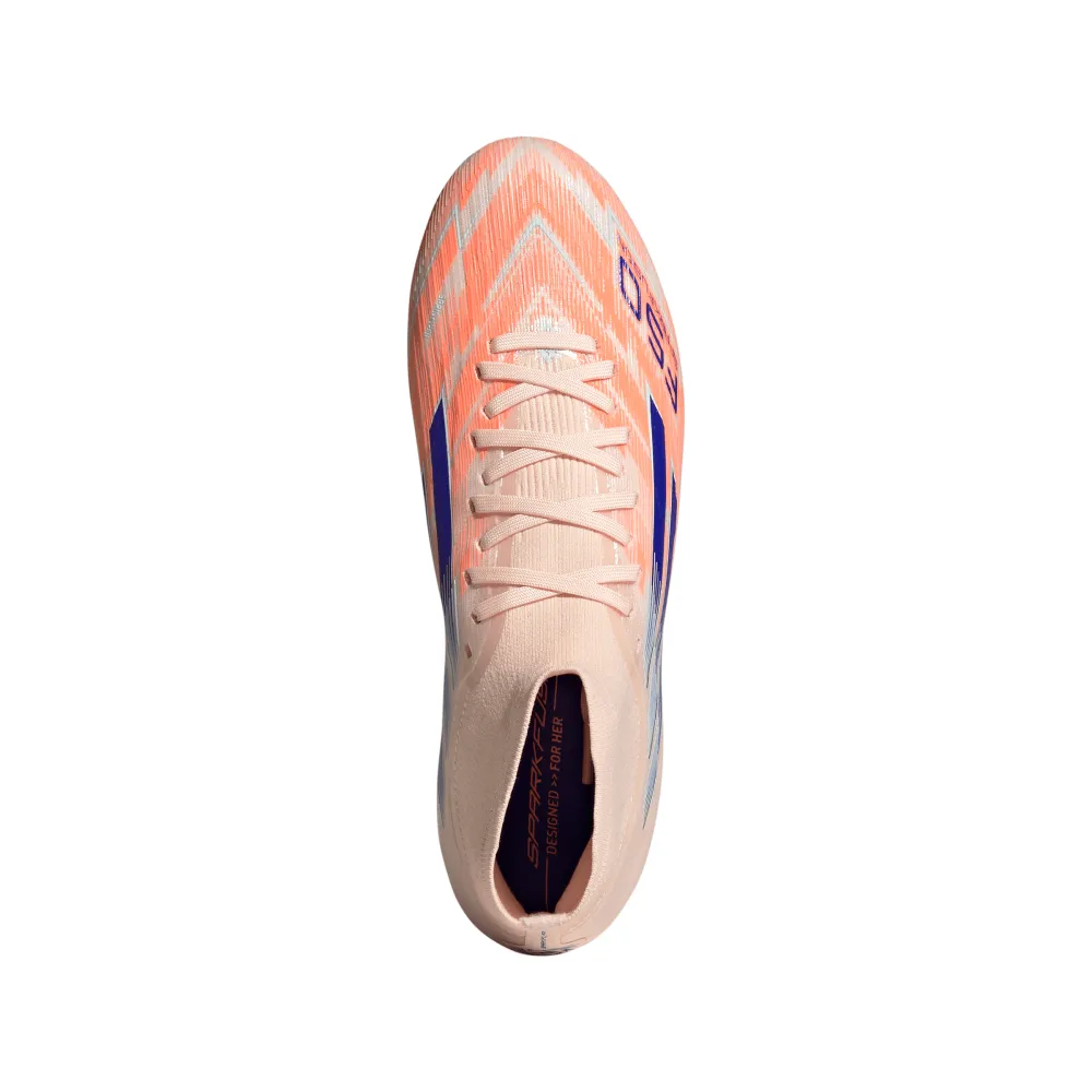 Daily Wear Adidas F50 Women??s Sparkfusion Pro FG/AG Football Boots (BLIORA/LUCBLU/BEAORA)