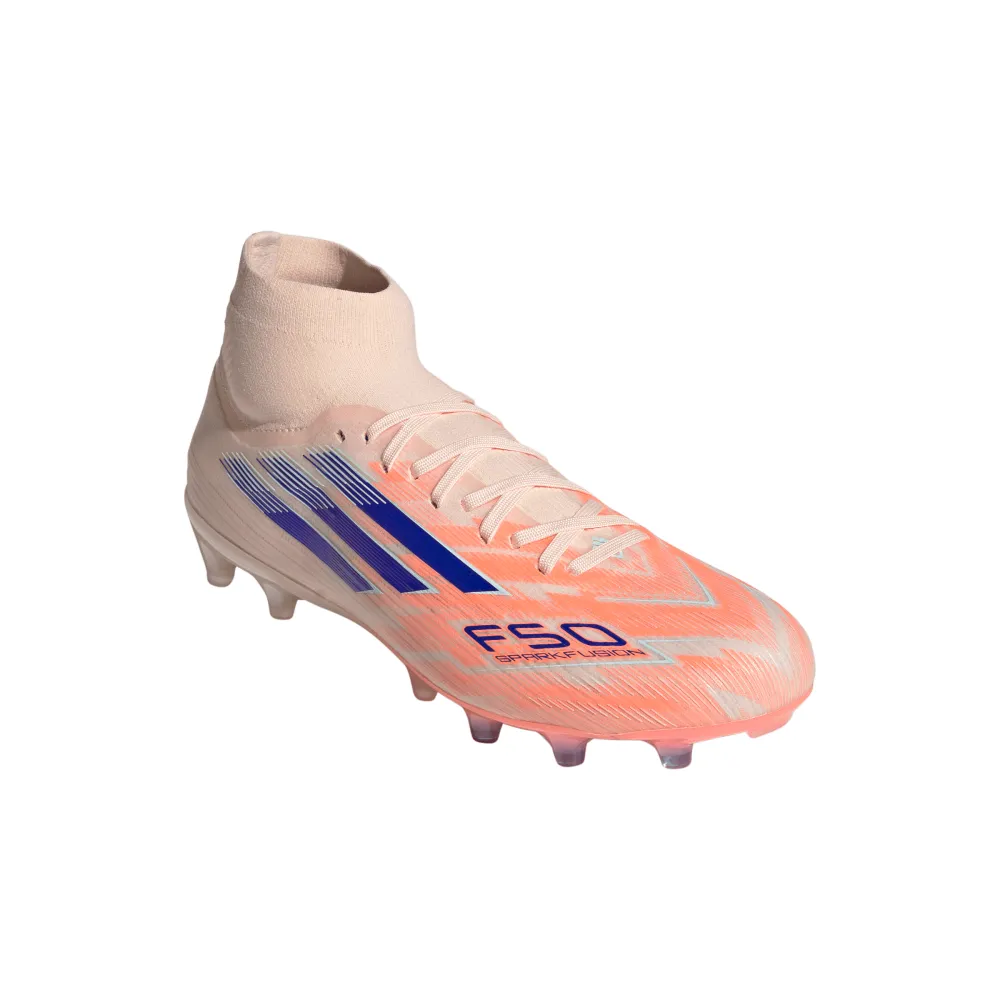 Work boots modern shoes Adidas F50 Women??s Sparkfusion Pro FG/AG Football Boots (BLIORA/LUCBLU/BEAORA)