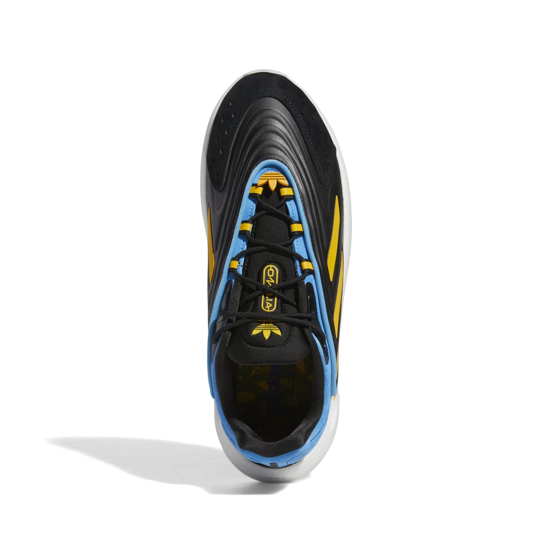 Reliable Product Unisex Appeal ADIDAS FZ5881 OZELIA MN'S (Medium) Black/Gold/Blue Synthetic Running Shoes