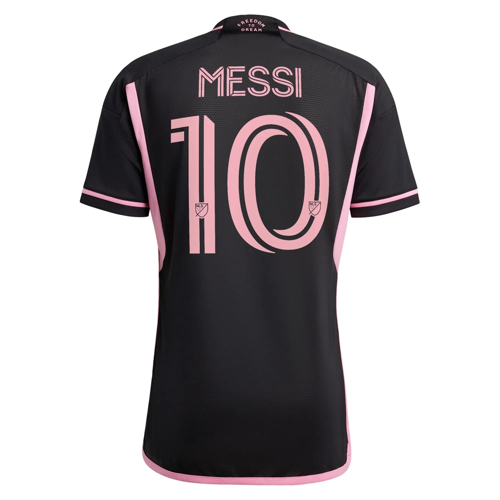 Vivid Pattern Tensile Strength Fabric adidas Inter Miami CF 23/24 Away Authentic Jersey Messi | Men's