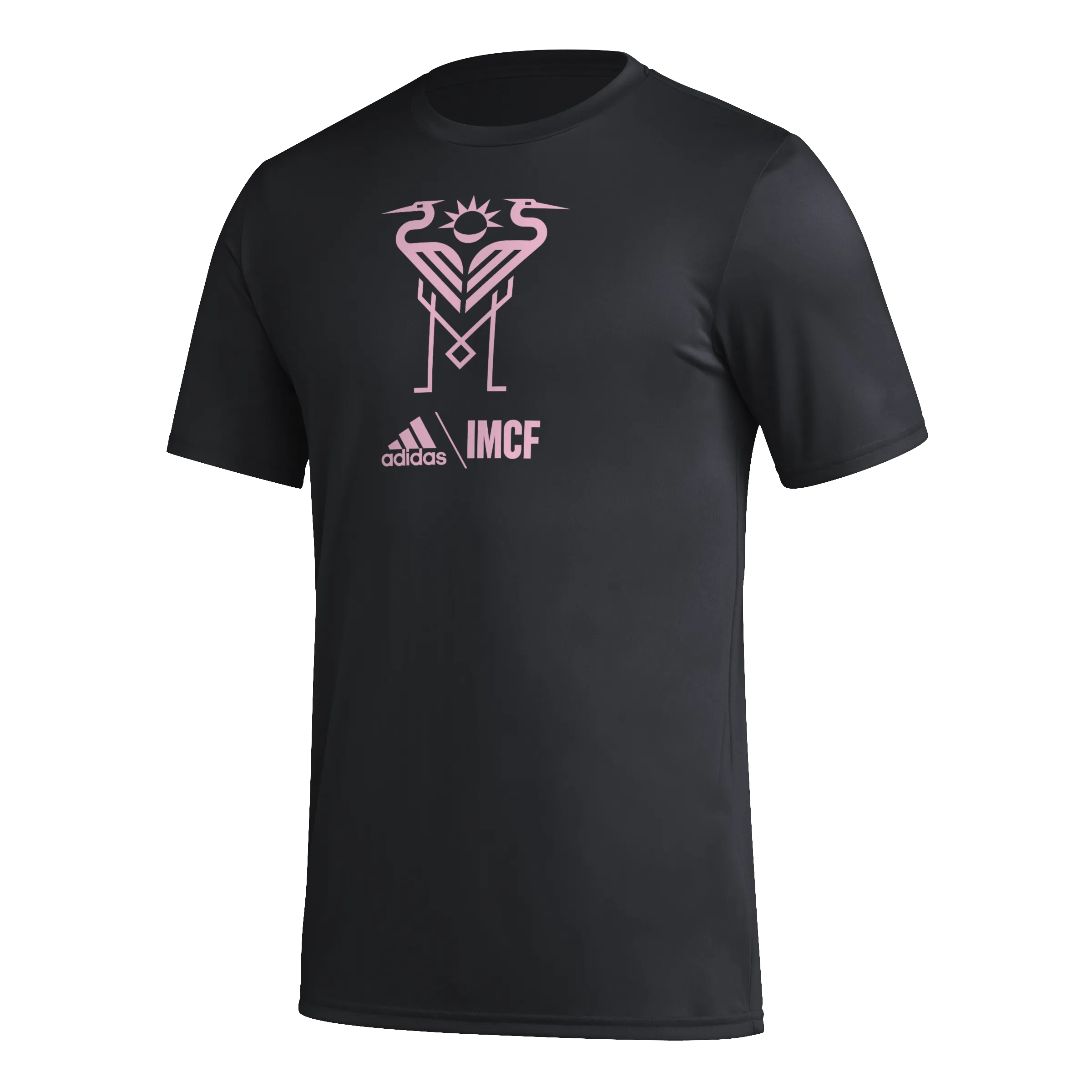 Trendy Basics adidas INTER MIAMI CF TRAINING PREGAME Short Sleeve Shirt | Black-Pink | Men's