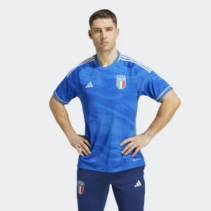 adidas ITALY 23 HOME soccer Jersey | Blue | Men's Hollow Core Fiber
