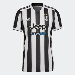 Cool Day Fit Flatlock Seam Technology adidas JUVENTUS 21/22 HOME Soccer Jersey | White-Black | Men's