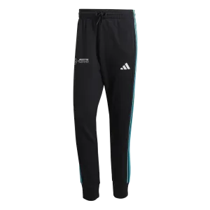 Minimal Fit Snag Free Fabric adidas MERCEDES - AMG PETRONAS FORMULA ONE TEAM DNA Pant | Black-Aqua-White | Men's