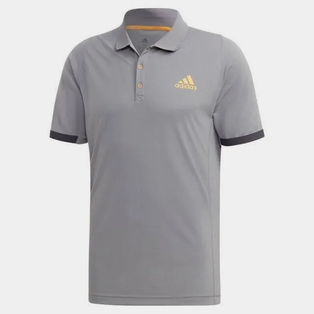 Casual Everyday adidas NEW YORK Tennis Polo Shirt | Grey-Orange | Men's