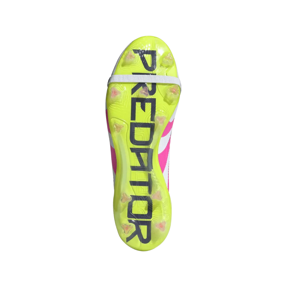 step aerobics shoes Adidas Predator Elite Fold-Over Tongue FG Football Boots (Cloud White/Lucid Pink/Lucid Lemon)