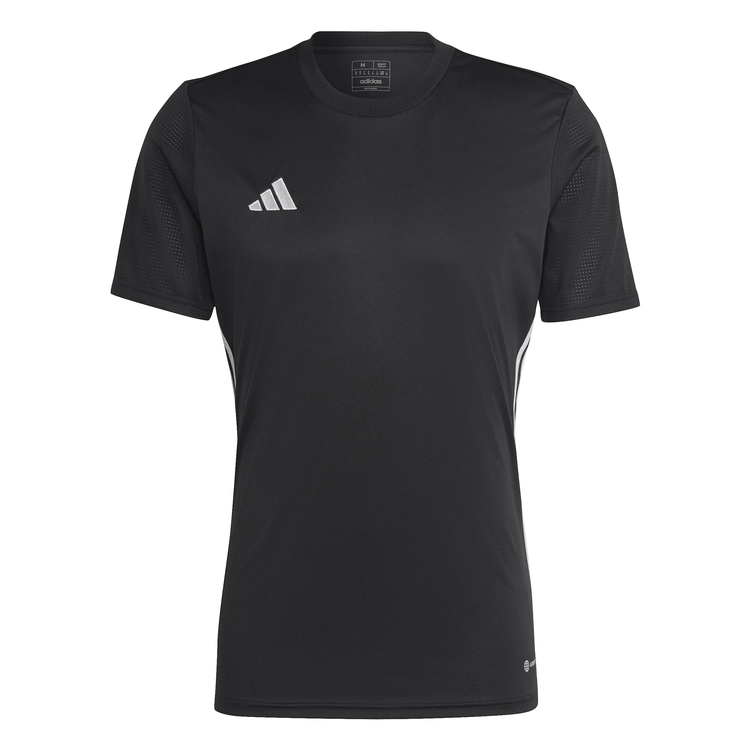 adidas TABELA 23 Soccer Jersey | Black-White | Men's All-Day Gear Stretchable Armholes