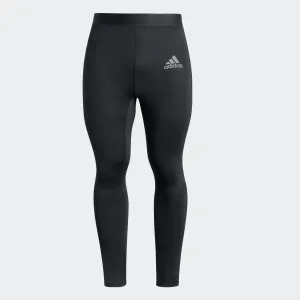 adidas TECHFIT WARM Long Tights | Black | Men's Abrasion resistant