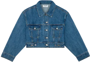 Adjustable Denim Jacket Quilted Insulation