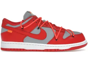 Skate Life Nike Dunk Low Off-White University Red