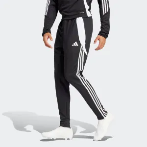 adidas Tiro 24 Training Track Pants | Men's Black / White Chilly Day Comfort Premium Stretch