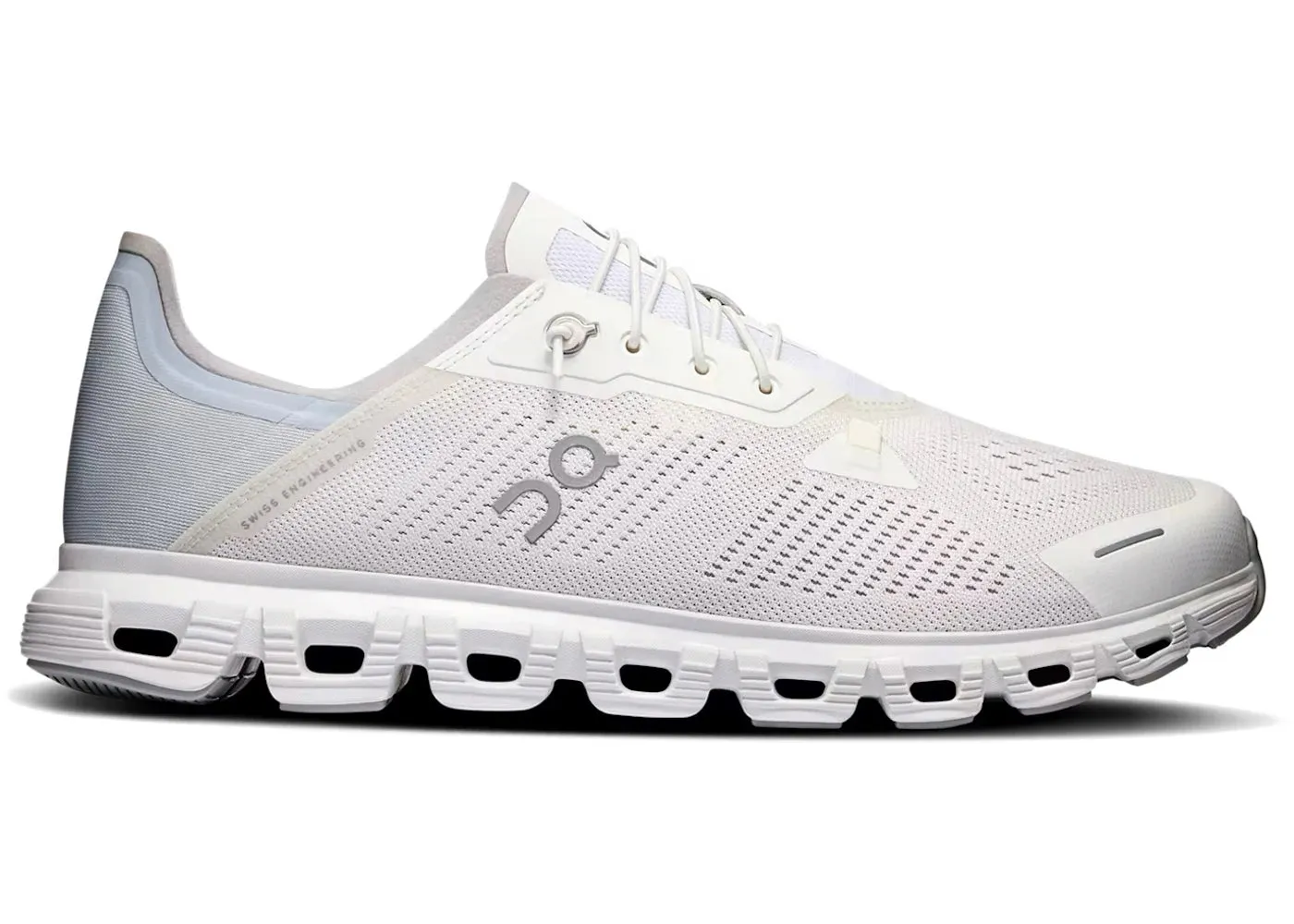 On Running Cloud 6 Coast White Glacier Multi Density Midsoles Flexible Toe Box