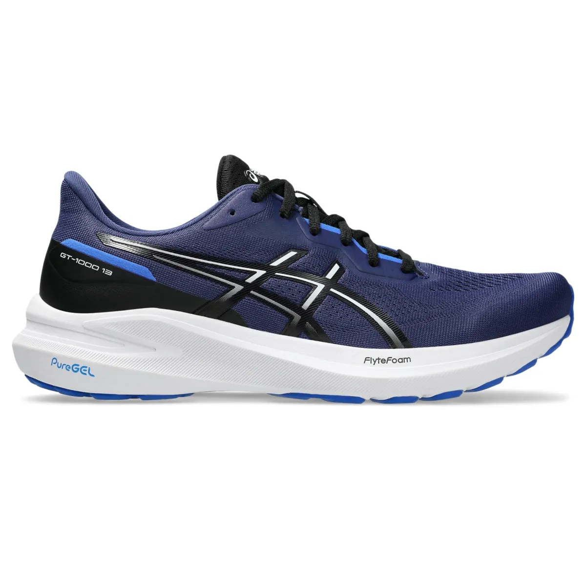 Asics Men's GT-1000 13 Running Shoes high - arch shoe support Anti Odor Insole Technology