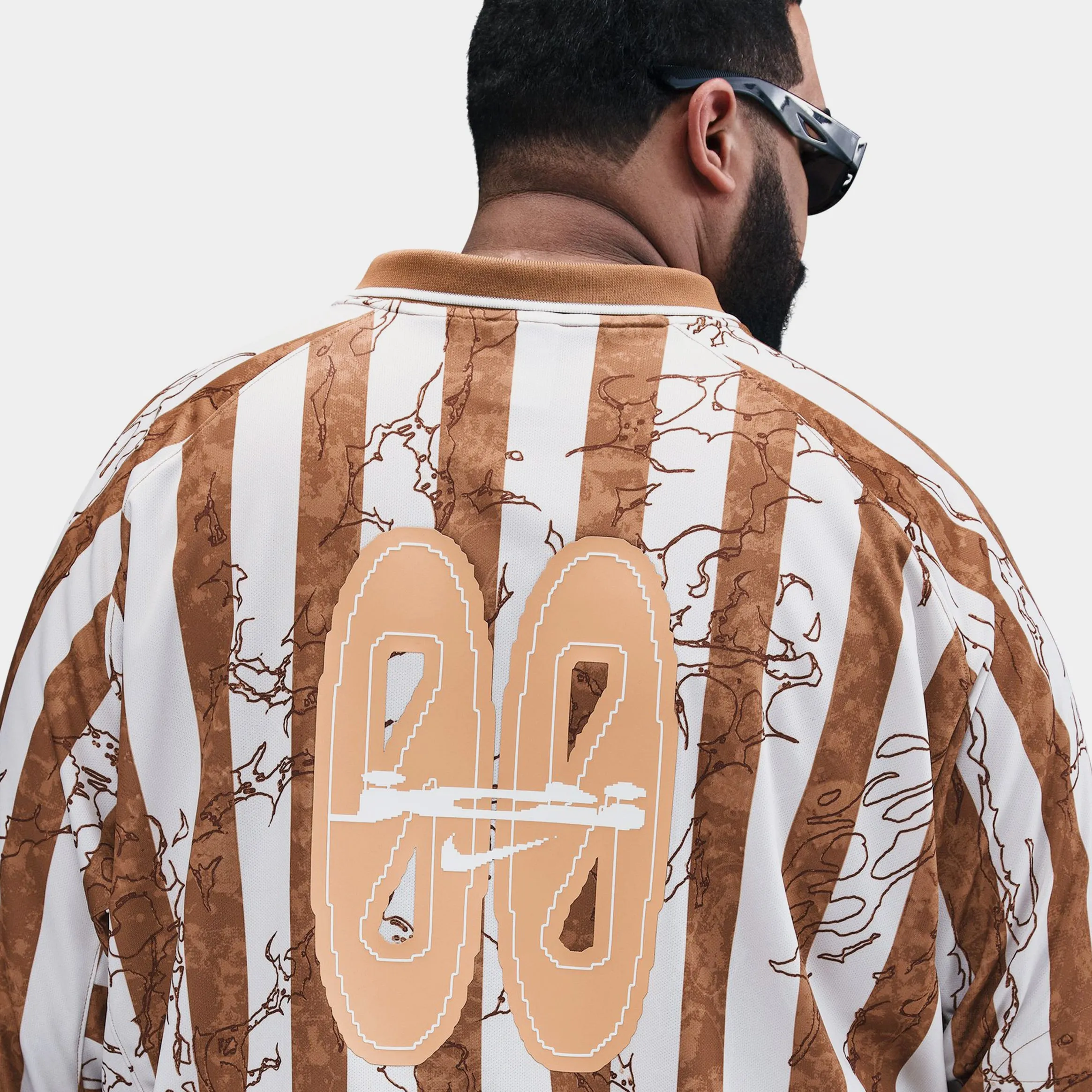 Air VCTRY Long Sleeve Mens Jersey (Light British Tan/Phantom/Copper Moon) Full Sleeve Design All Season