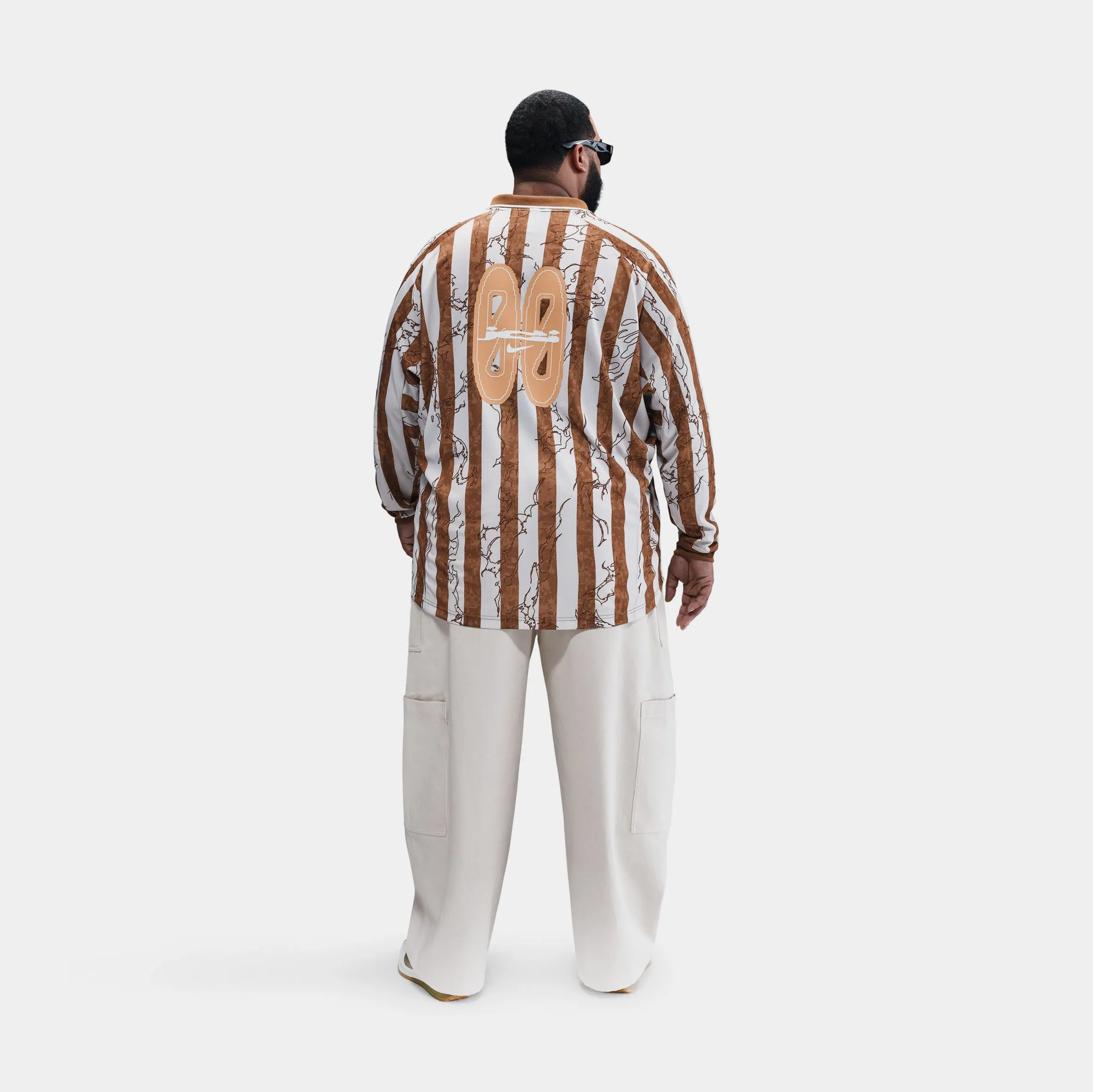 Air VCTRY Long Sleeve Mens Jersey (Light British Tan/Phantom/Copper Moon) Variable Density Knit