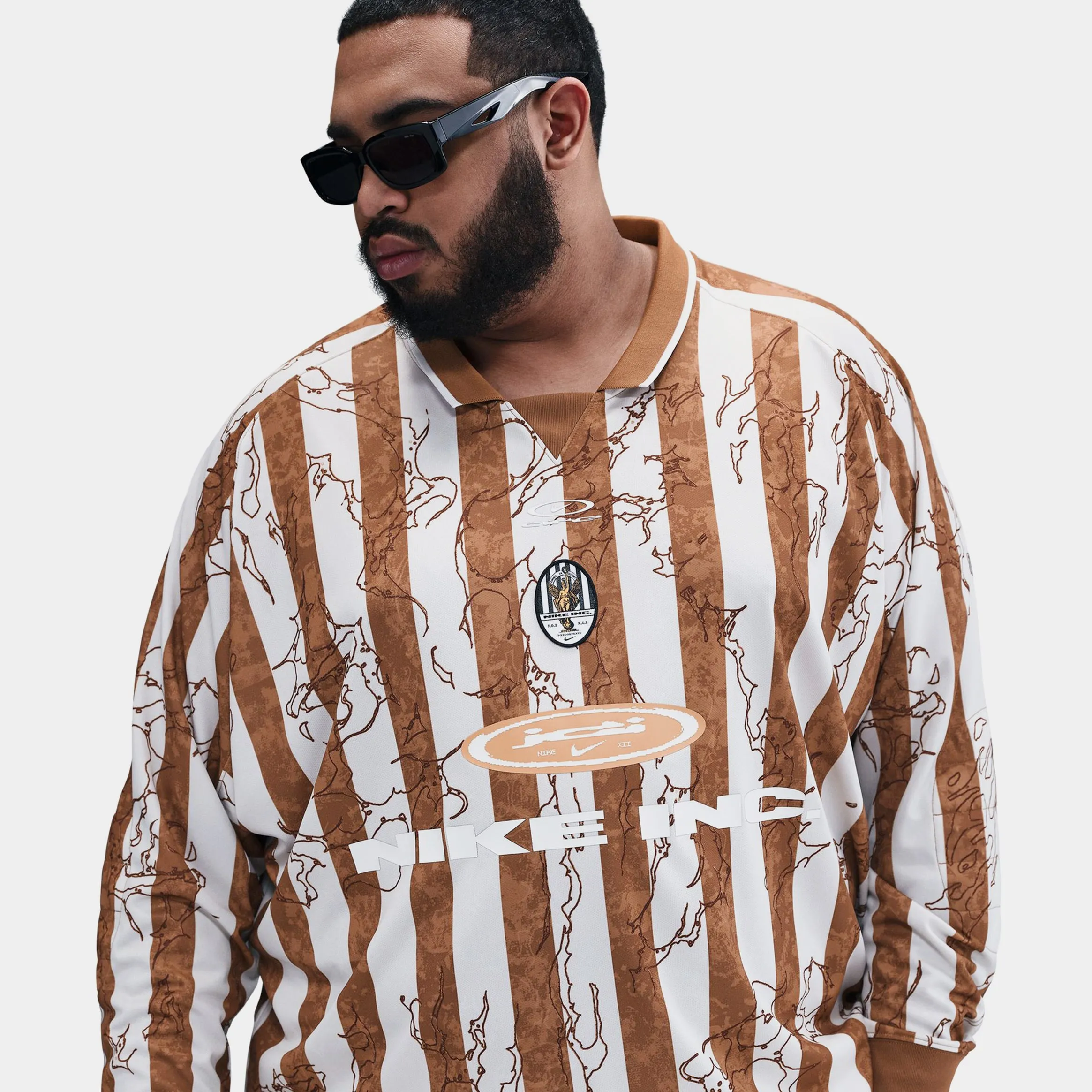 Game mode Air VCTRY Long Sleeve Mens Jersey (Light British Tan/Phantom/Copper Moon)