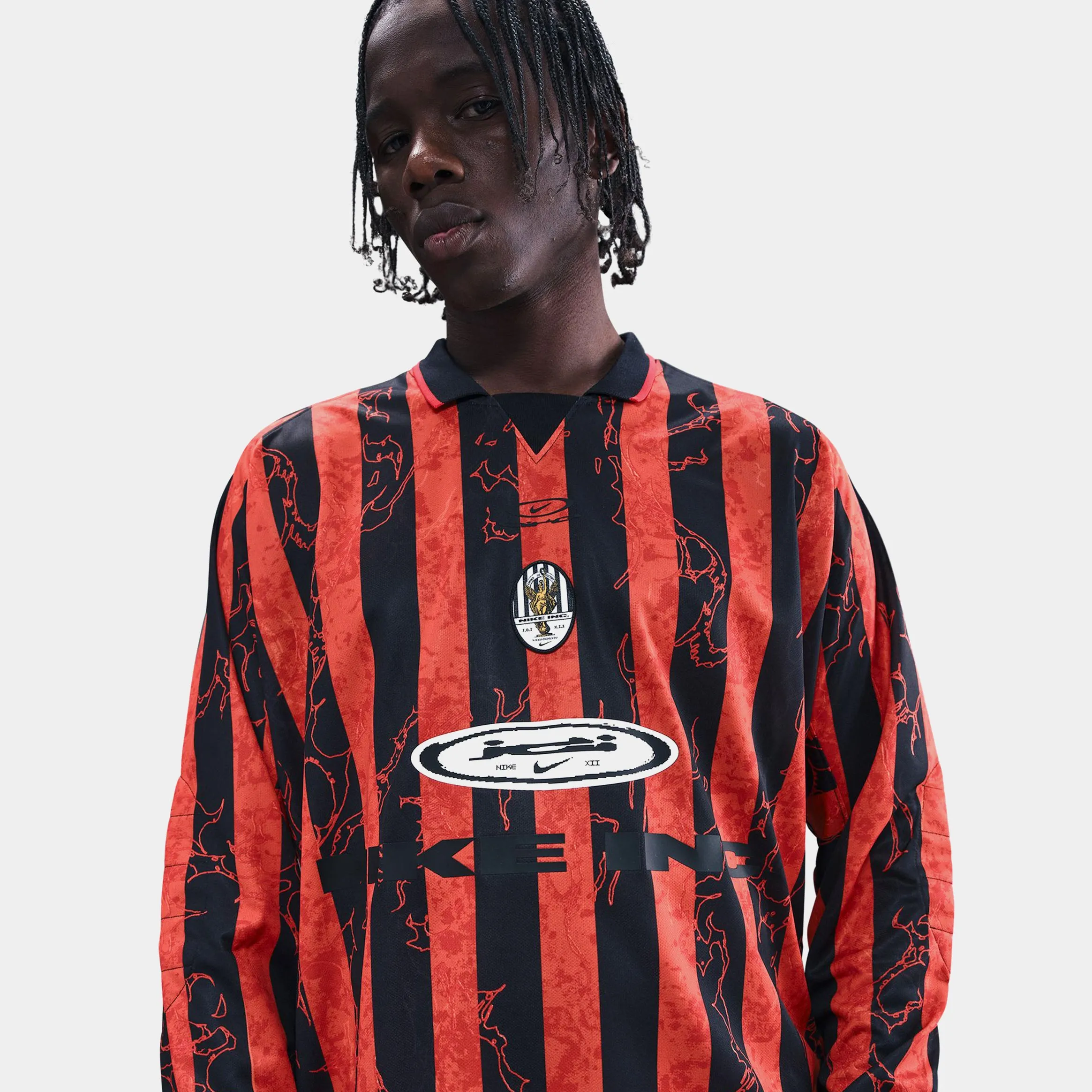 All-day Performance Air VCTRY Long Sleeve Mens Jersey (Picante Red/University Red/Black)