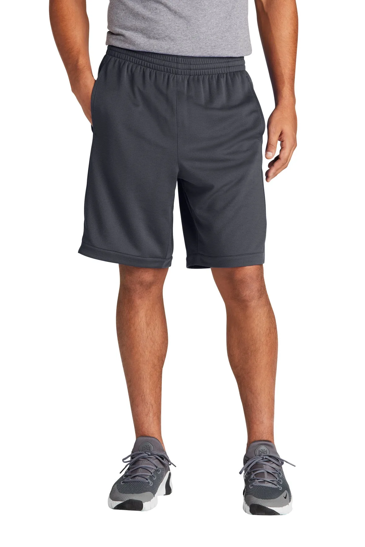 Sport-Tek Men's PosiCharge Position Short with Pockets Ventilated Panels Comfort Movement