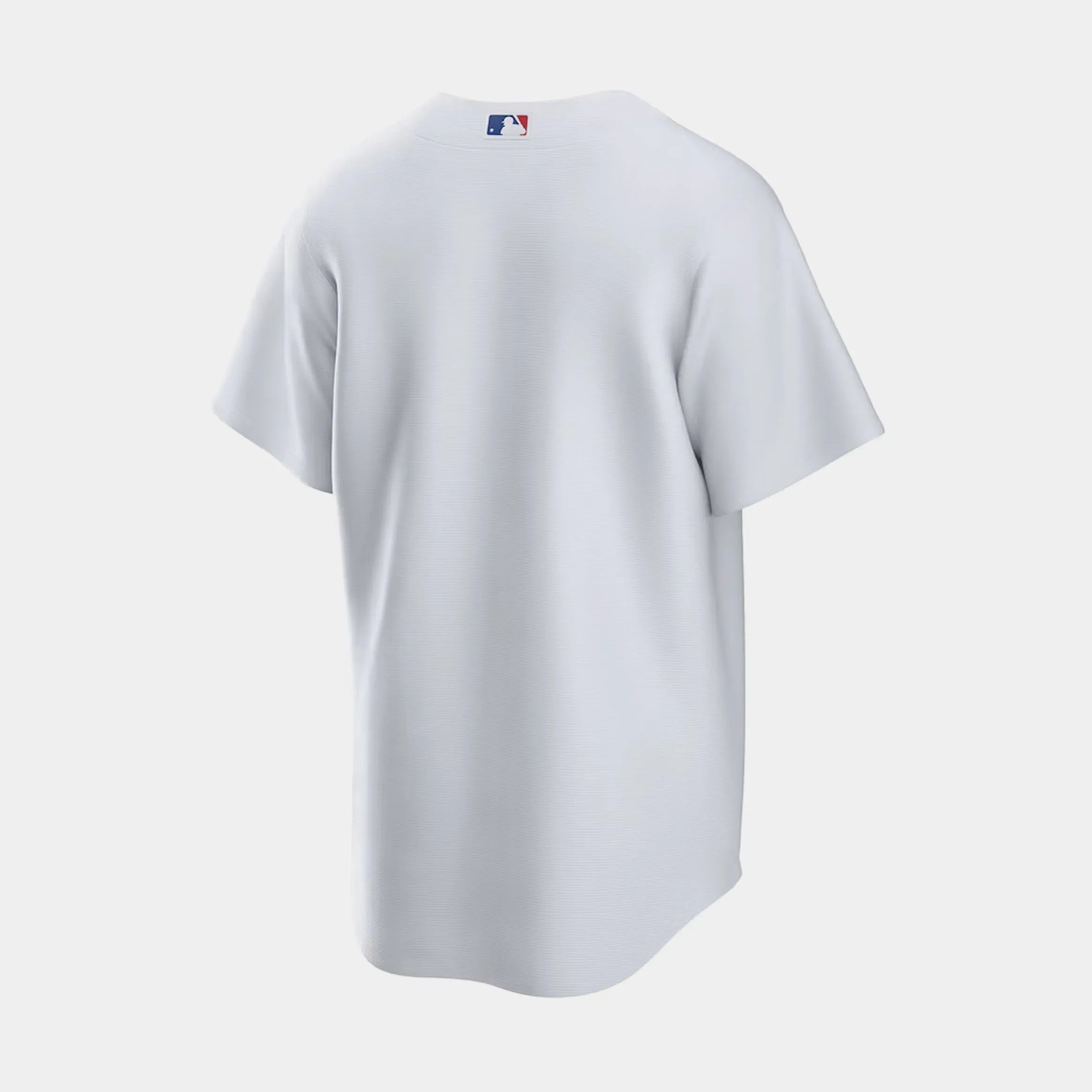 Los Angeles Dodgers Home Button Up Mens Jersey (Blue/White) Lightweight Interlock Knit Moisture Control System