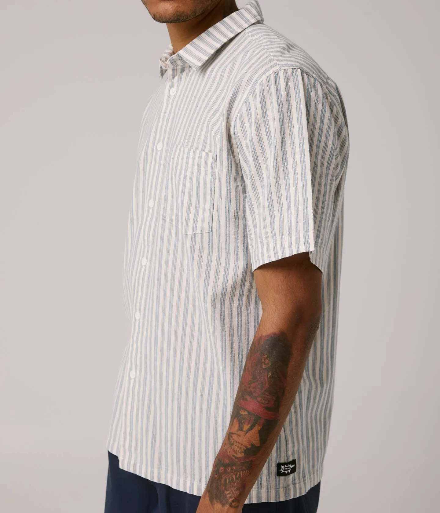 REYNOLDS STRIPE SS SHIRT // BONE Outdoor Sports