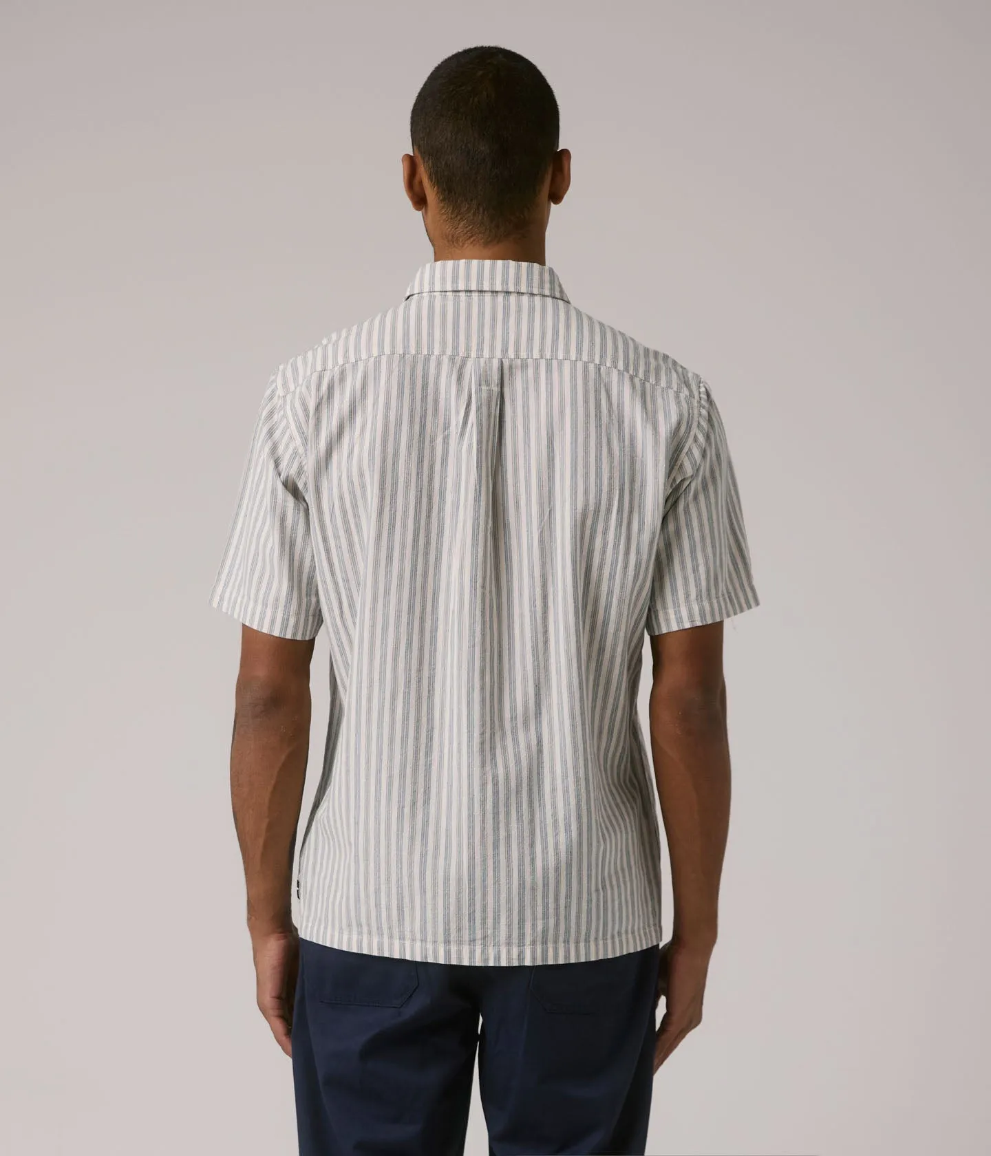 REYNOLDS STRIPE SS SHIRT // BONE Comfort Flex
