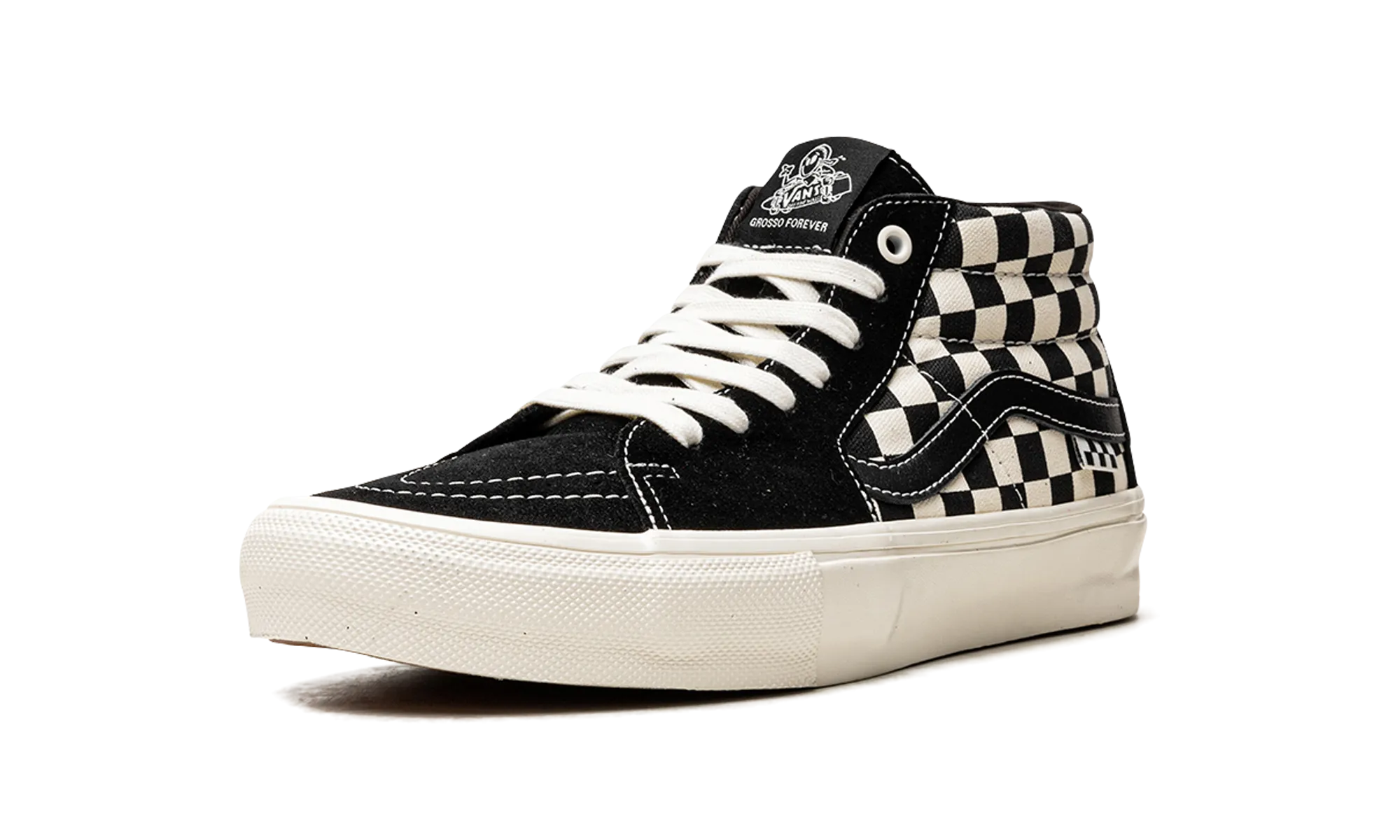 Slip Resistant All Weather Grace Walk SKATE GROSSO MID "Checkerboard"