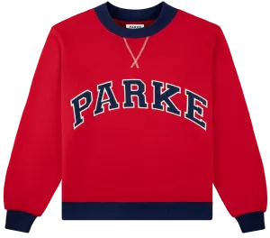 product casual elegance factor Two Tone Varsity Mockneck